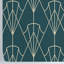 Alanieta Cobalt Art Déco Wallpaper