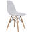 Dubuque Dining Side Chair with Metal Eiffel Base Design and Beech Wood Legs-1026037408