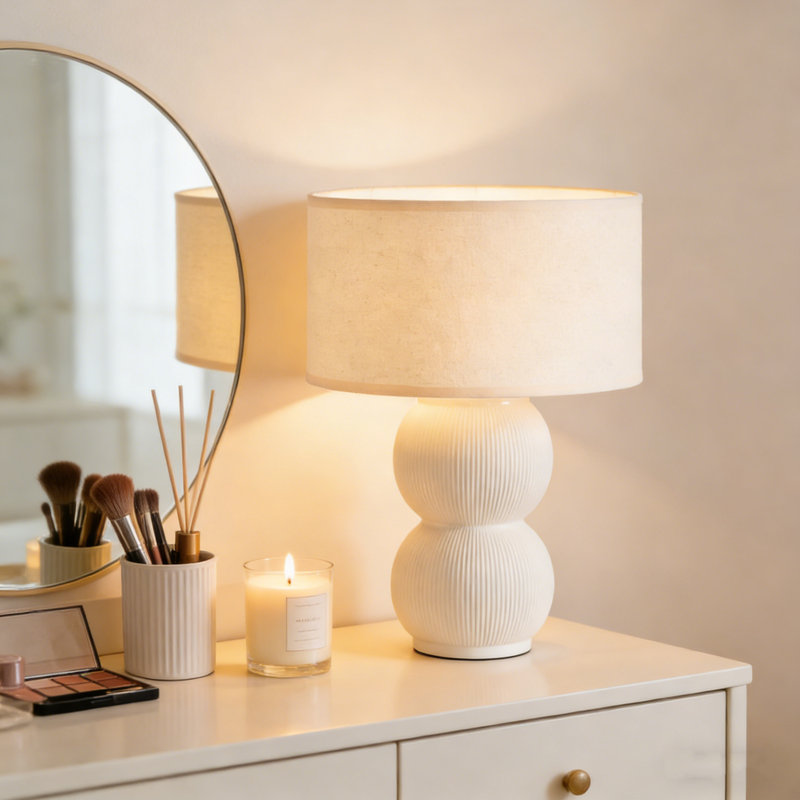 Table Lamp, White