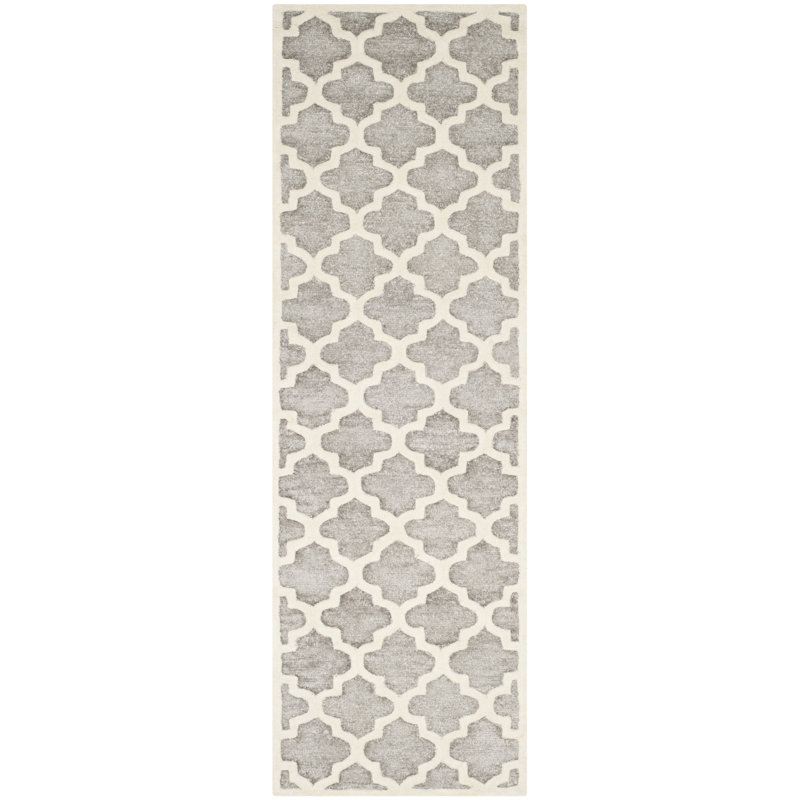 Precious Hand Tufted Performance Geometric Rug, Runner 2'6" x 8'
