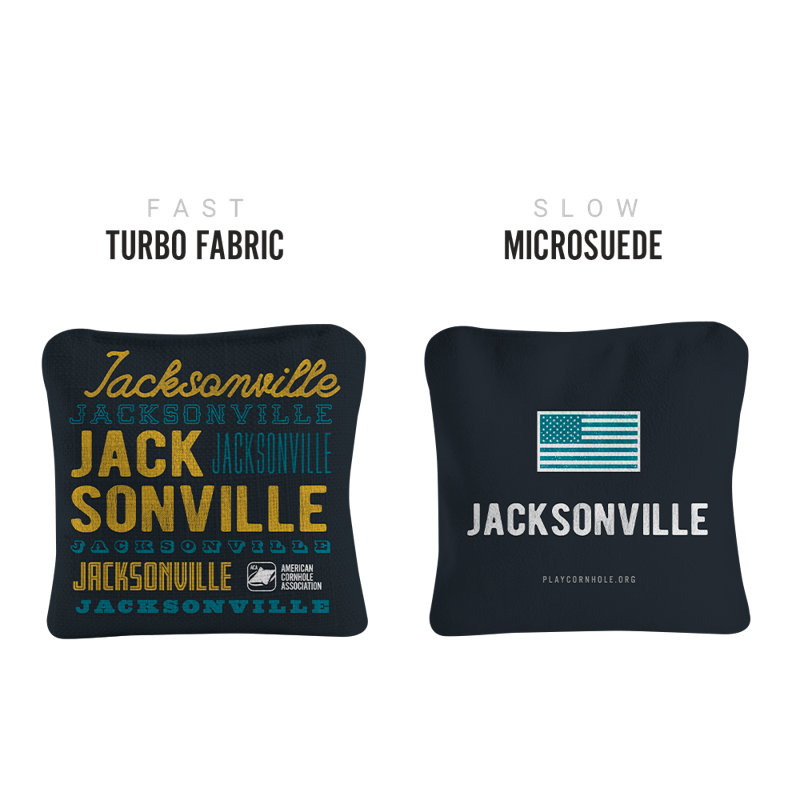 Jacksonville Football - sacs Gornay Synergy Pro Cornhole, Noir