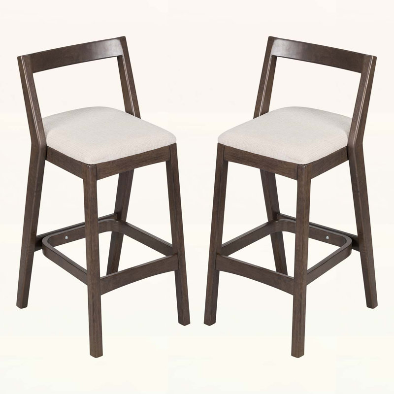 Ensemble de 2 chaises d'appoint pour plus de confort et de style, Marron foncé