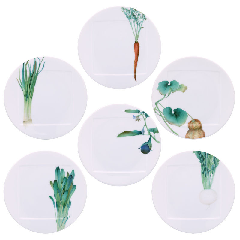 Ensemble de 6 assiettes à hors-d'œuvre de 6 po Noritake Kyoka Shunsai