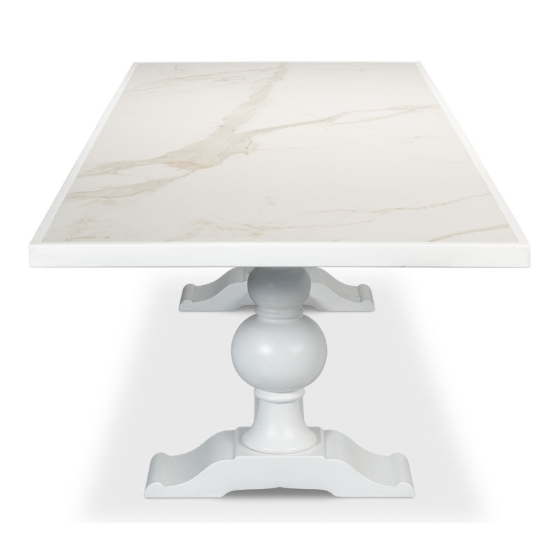 Dining Table, White, White