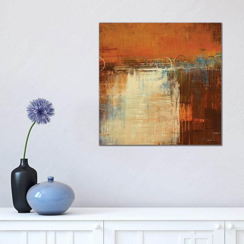 In The Distance by Liz Jardine - Wrapped Canvas Painting, 45.72 cm H x 45.72 cm W x 3.175 cm D