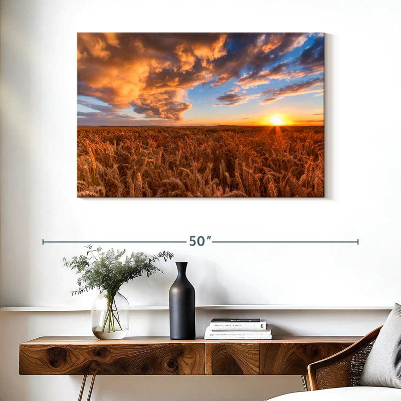 Harnek Wheat Field Sunset View