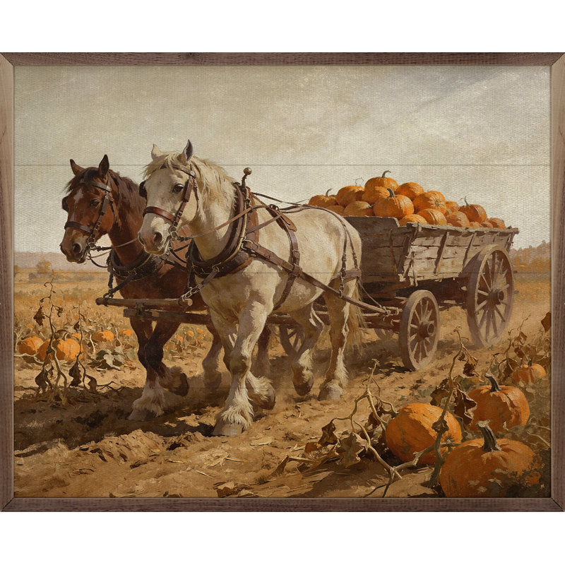 Draft Team Pumpkin Patch, 8" H x 10" W