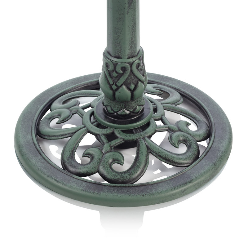 Fontaine piédestal à 3 niveaux en résine Arnt, Vert