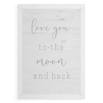 Moon -Canvas Print Only - NOT FRAMED