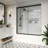 Opal Mirage MCOCOD 60" W x 66" H Double Smooth Sliding Semi-Frame Anti-Collision Design Tub Door with Clear Glass-99071061