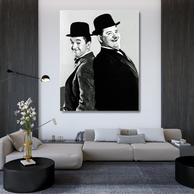 Red Barrel Studio® Hollywood Photo Archive Gallery Wrapped Canvas Art: Laurel and