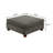 Square Chenille Cocktail Ottoman-1539415317