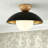Briceson Modern Glass Bubble Flush Mount
