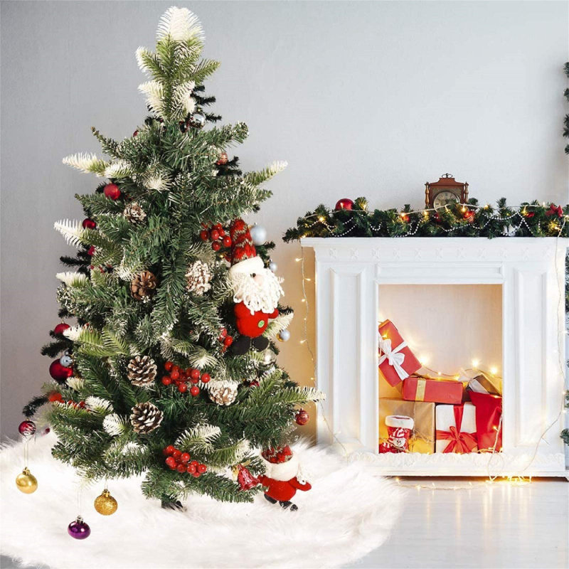 Faux Fur Tree Skirt