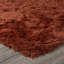 Tapis de couleur paprika touffeté à la main Petrey-1458162837