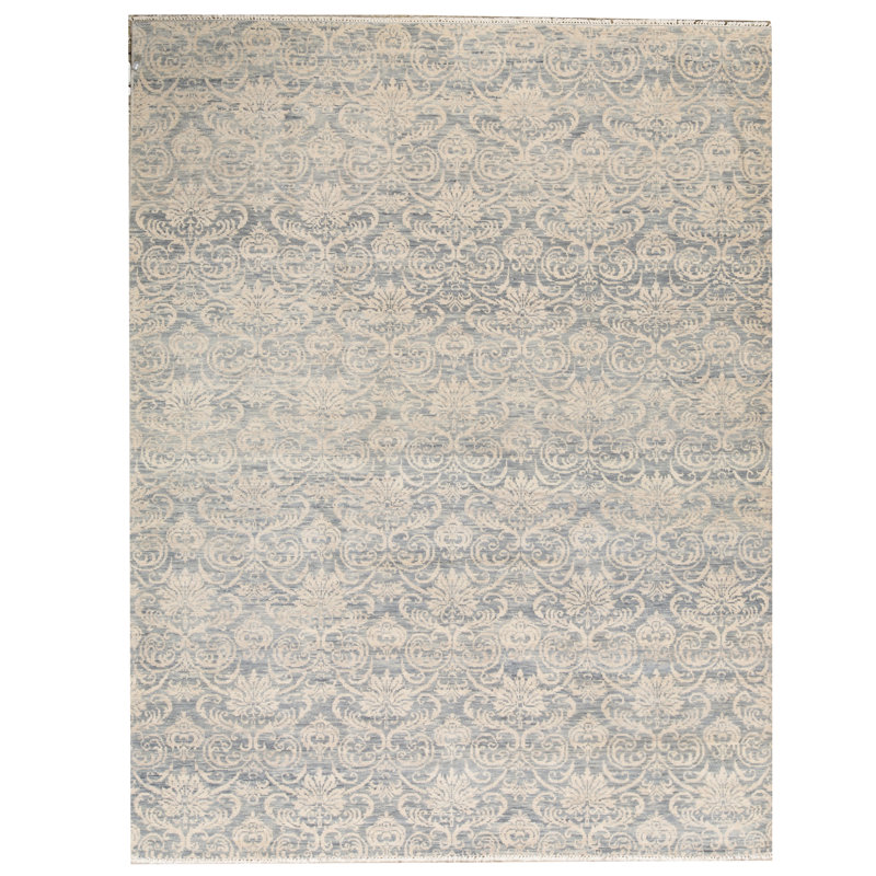 South Sea Wool Damask Area Rug