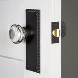 Nostalgic Warehouse Neoclassical Plate Single Dummy with Crystal Neoclassical Knob
