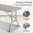 8ft Plastic Folding Table, Portable Bi-Fold Event Table, Indoor Outdoor Picnic Card Table with Carrying Handle-89255277-98679220