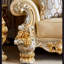 European Style Leather Sofa 121.3'' Leather Sofa