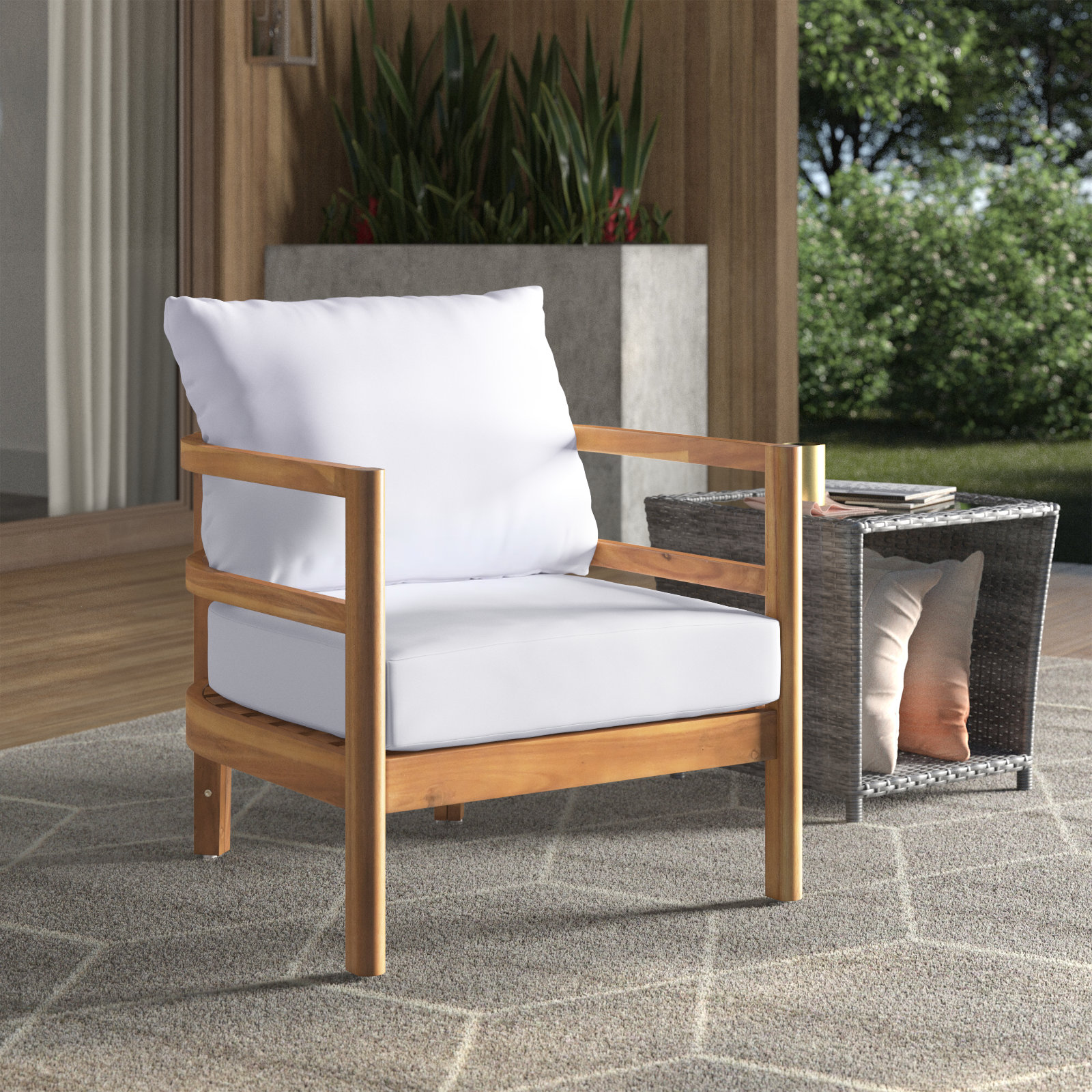 Joss & Main Mica Patio Chair with Cushions & Reviews Wayfair Canada