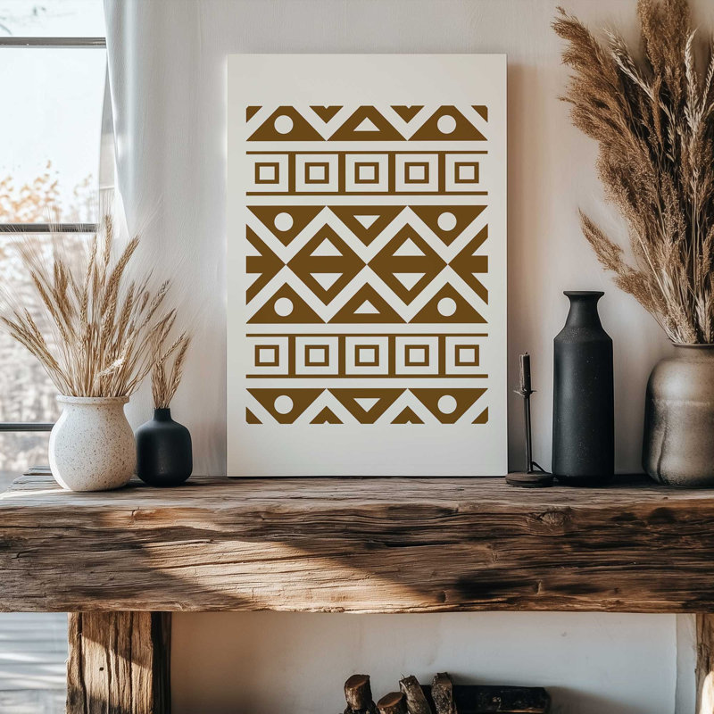 Toile tendue Abstract Heritage II, H 12 po x l 8 po