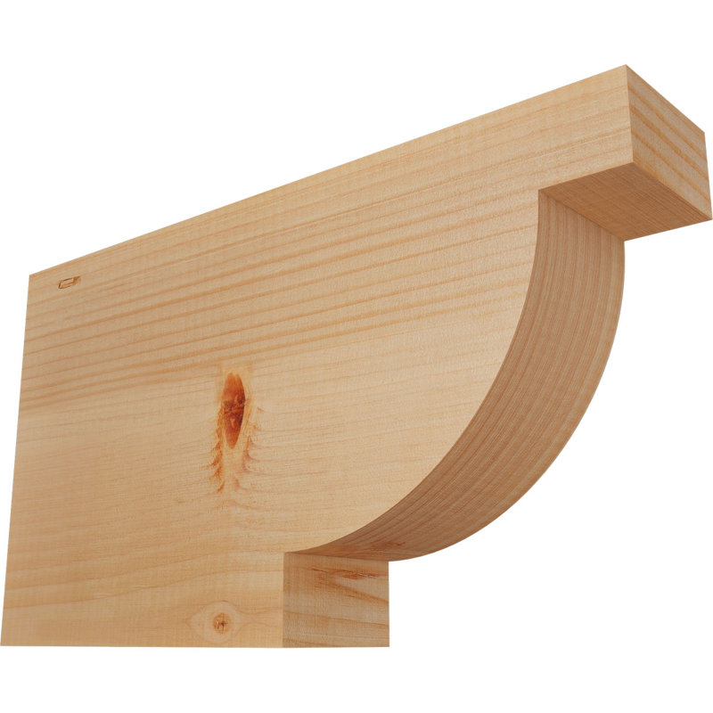 Queue Alpine, Sapin de Douglas, H 10 po x l 18 po x P 3,5 po