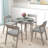 Koryun Pine Round Solid Wood Base Dining Table-1748626593