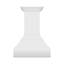 ZLINE 30 in. Wooden Wall Mount Range Hood in Rustic Bright White Finish-906560020-953220074