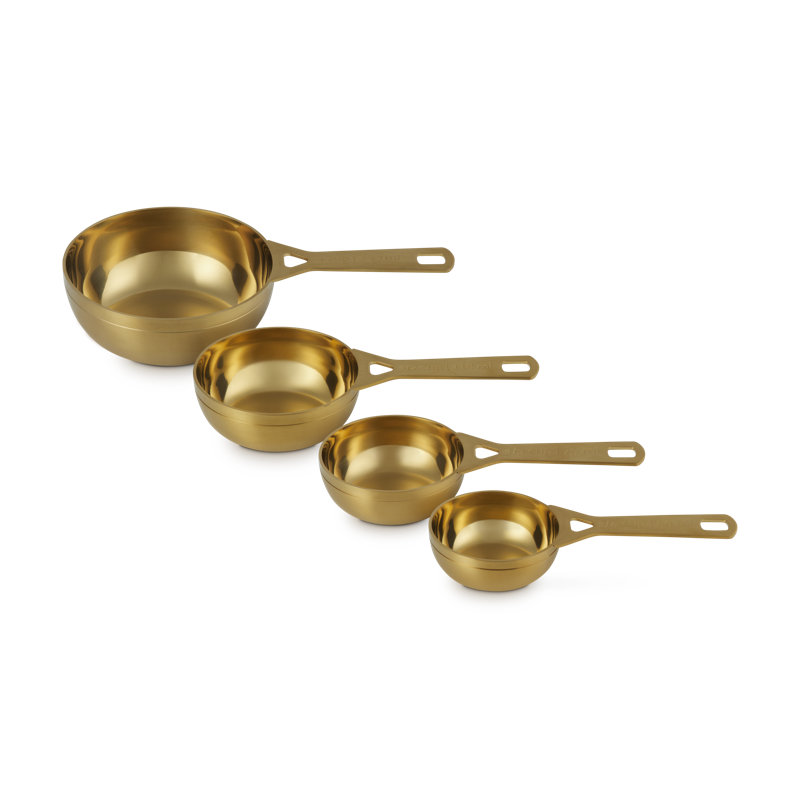 Gold Measuring Cups - Set of 4