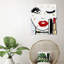 Le Rouge Face - Impression sur toile-22662420-25182829
