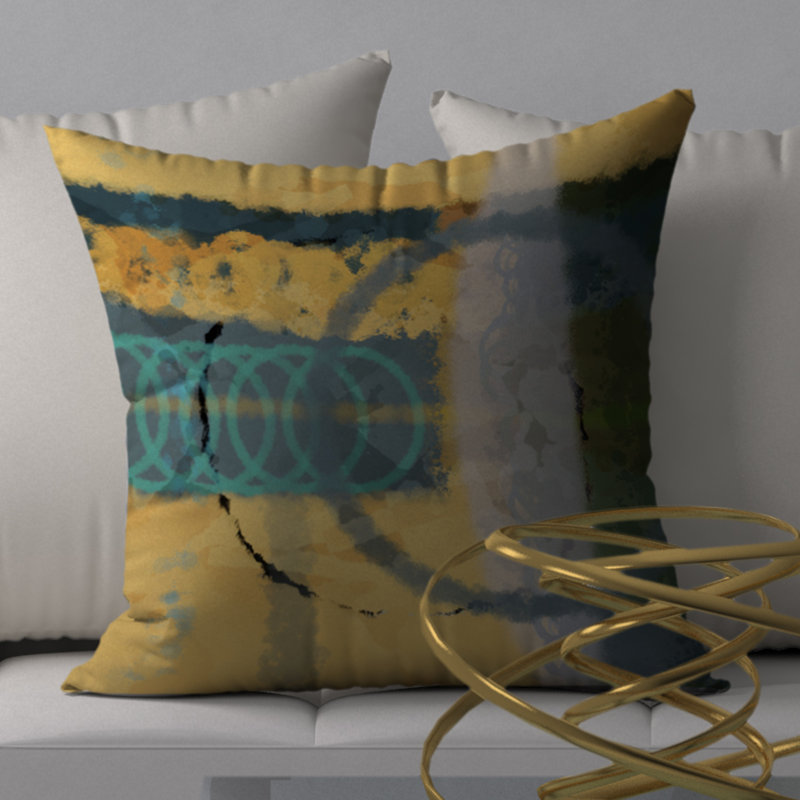 Housse de coussin décorative carrée preferable rebondissement, 20 po x 20 po