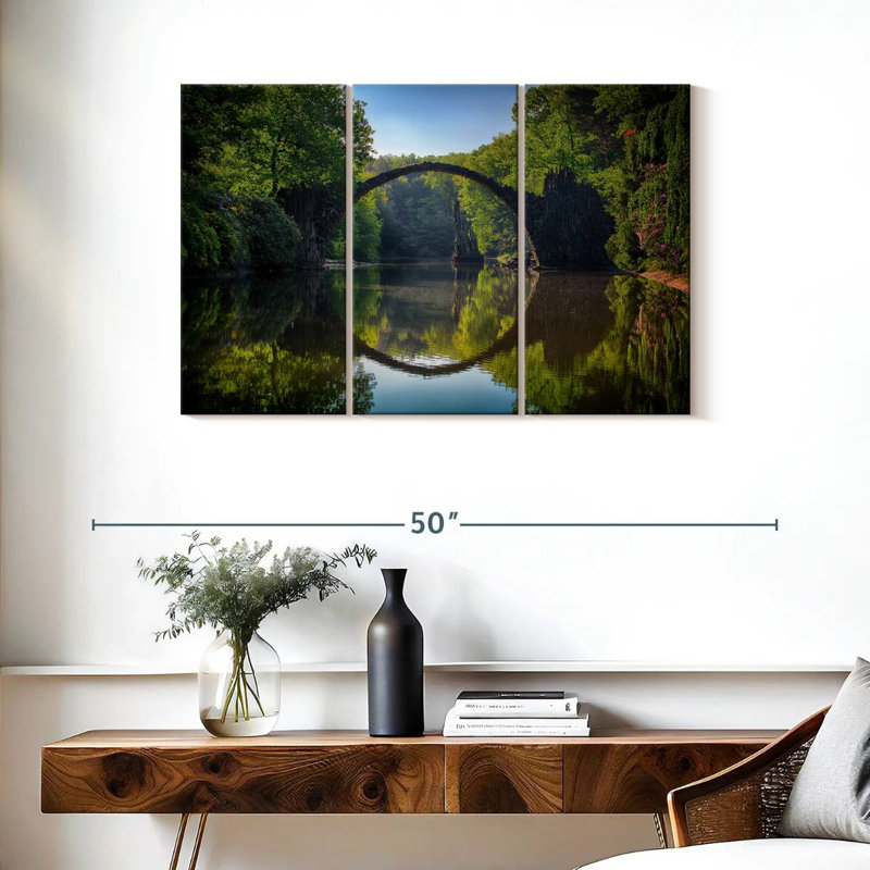 Lilie Bridge Reflection, 24" H x 38" W