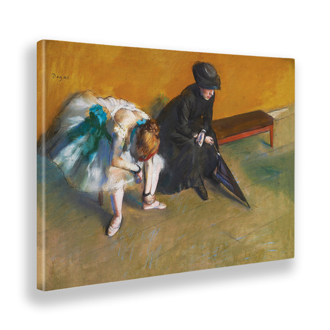 Acrylbild Corsa Di Cavalli von Edgar Degas