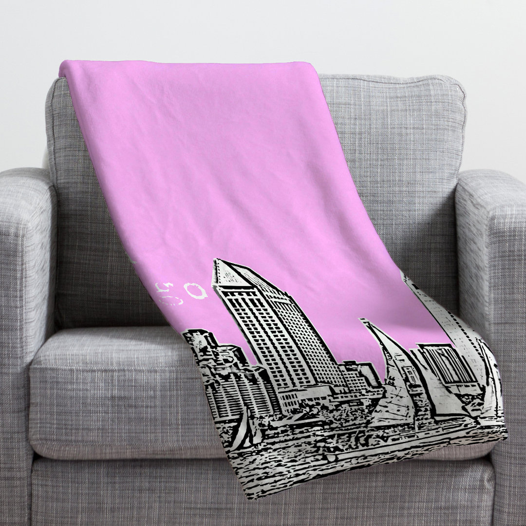 Bird Ave Throw Blanket Deny Designs 