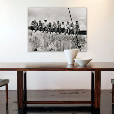Rockefeller Center by Bettmann Arch - Single Picture Frame Print on MDF