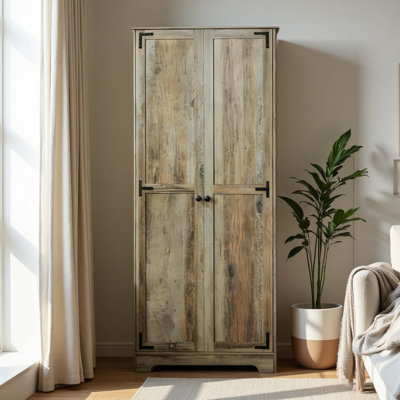 Freestanding Storage Cabinet,Pantry Cabinet,Rustic Barthroom Cabinet