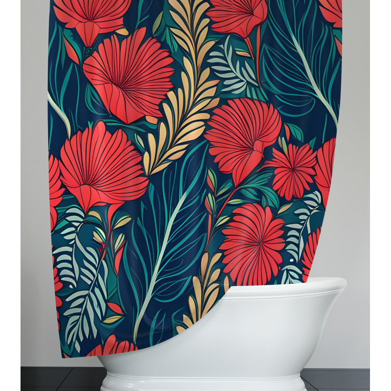 Rideau de douche Clotee, H 72 po x l 70 po