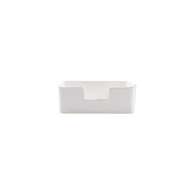 Lastra White Napkin Holder