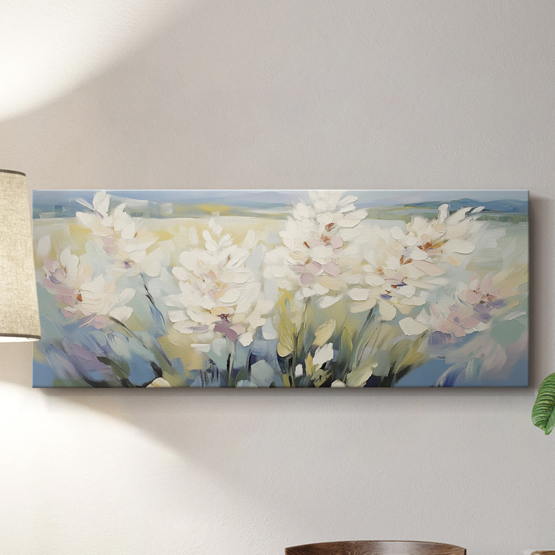 Botanical Series-CCIX- Toile tendue avec châssis - Prêt à accrocher, H 12 po x l 30 po