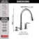 Kate Pull Down Sprayer Kitchen Sink Faucet with Matching Soap Dispenser