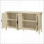Armoires, rotin à 4 portes avec tablettes réglables | Scandinave | Beige