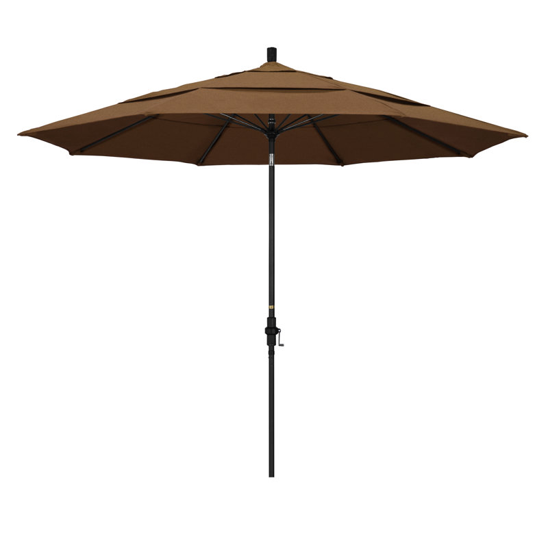 Parasol de marché 11 pi Brent, Sunbrella® teck bruyère