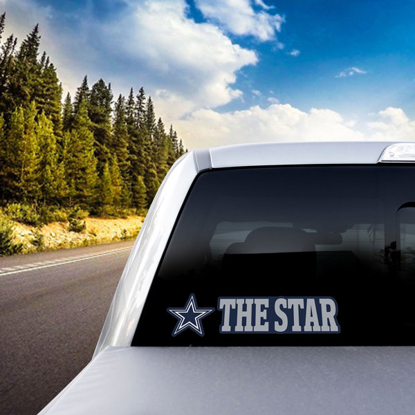 Dallas Cowboys 6 x 6 Repositionable State Shape Decal