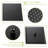 Oil Rubber Bronze Shower System With 12 Inch Wall Mounted Design - Waterfall Tub Spout, 3 Rainfall & Handheld, Valve, Simple Installation And Maintenance Routine Square In 3 Function Upkeep Process