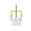 Mini-luminaire suspendu doré 1 lumière avec abat-jour cylindrique blanc en verre-119689926-116416144