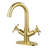 Kingston Brass Concord Two-Handle 1-Hole Deck Mount Bathroom Faucet with Push Pop-Up-54357509