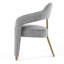 Chaise avec accoudoirs en polyester Kutsal