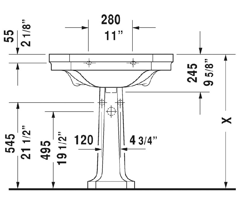 1930 Series Pedestal Base Only