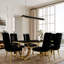 Chaise en velours Marianely