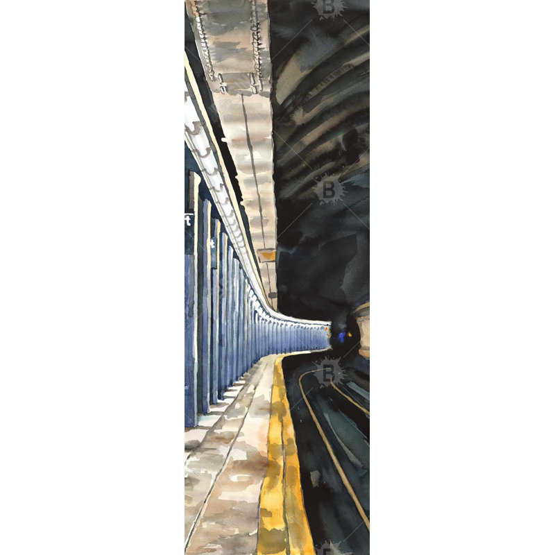 «New-york Subway» sur toile